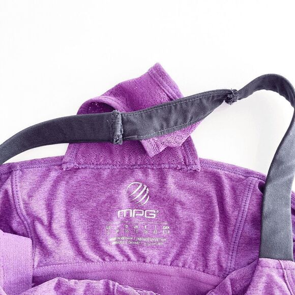 MPG Women's Purple Pullover Sleeveless Scoop Neck Active Tank Top Small - Picture 6 of 8